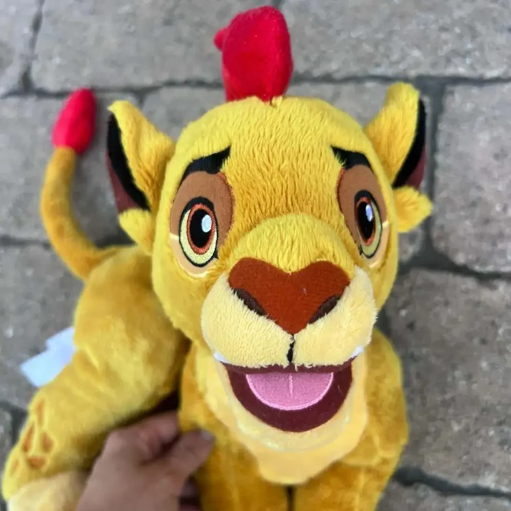 Disney Store Kion The Lion King Guard Red Mane Plush Stuffed Animal